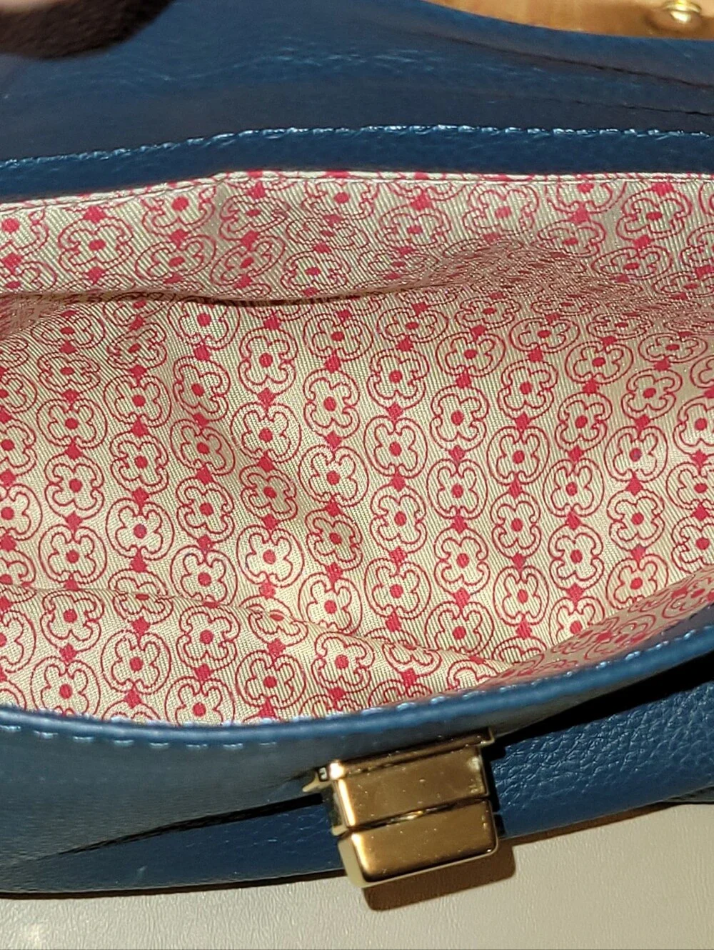 Emma Fox - Blue and Gray Women's Shoulder Bag.
